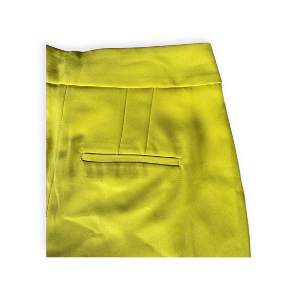 Express ankle super high rise pants Stylish chinos bright hue Size 4 small new - Picture 7 of 13